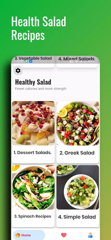 Easy Salad Recipes Cookbook Screenshots