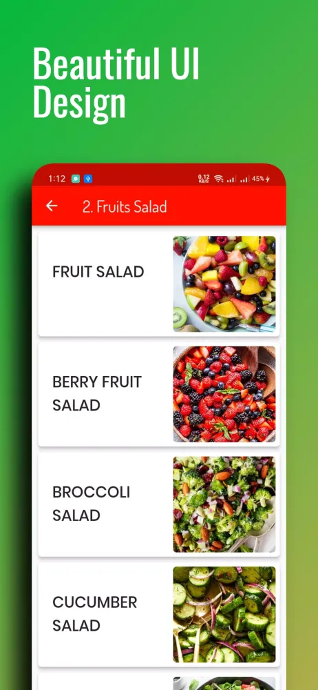 Easy Salad Recipes Cookbook Screenshots