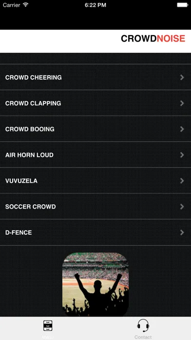 Capturas de tela do Crowd Noise App - Air Horn, Clapping, Vuvuzela