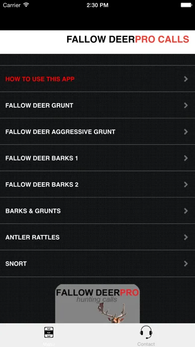 Tangkapan layar REAL Fallow Deer Calls - Deer Grunt & Deer Bark - BLUETOOTH COMPATIBLE