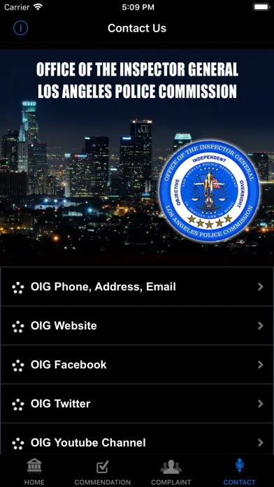 OIG City of Los Angeles سکرین شاٹس