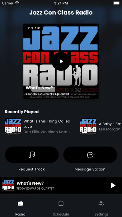 Tangkapan skrin Jazz Con Class Radio