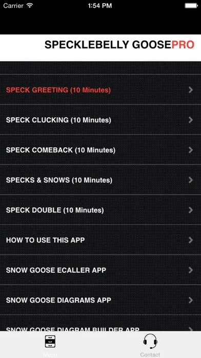Capturas de tela do Specklebelly Goose Calls - Electronic Caller