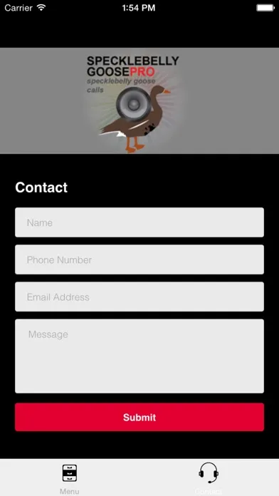 Capturas de tela do Specklebelly Goose Calls - Electronic Caller
