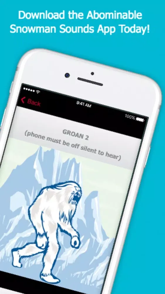 Captures d'écran de Abominable Snowman Sounds