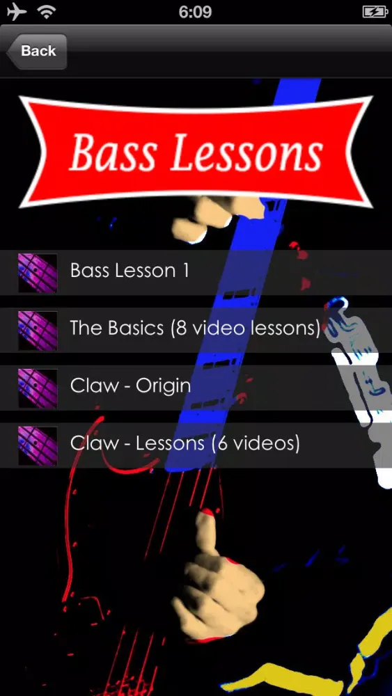 Bass Lessons سکرین شاٹس