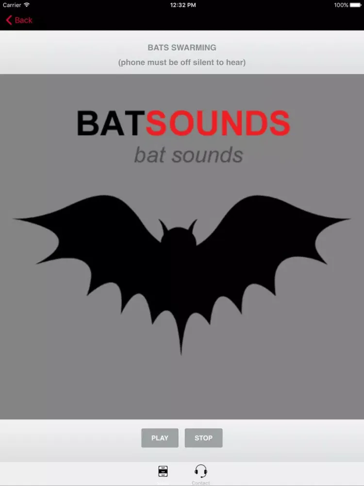 Bat Sounds & Scary Sounds iPad  Screenshots