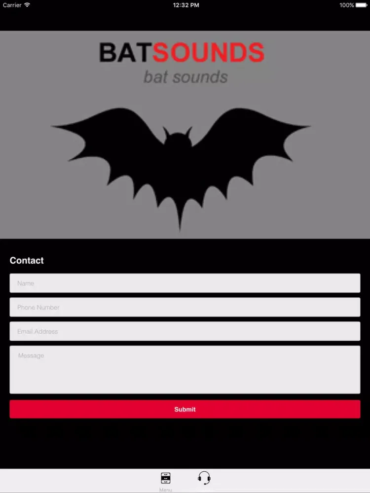 Bat Sounds & Scary Sounds iPad  Screenshots