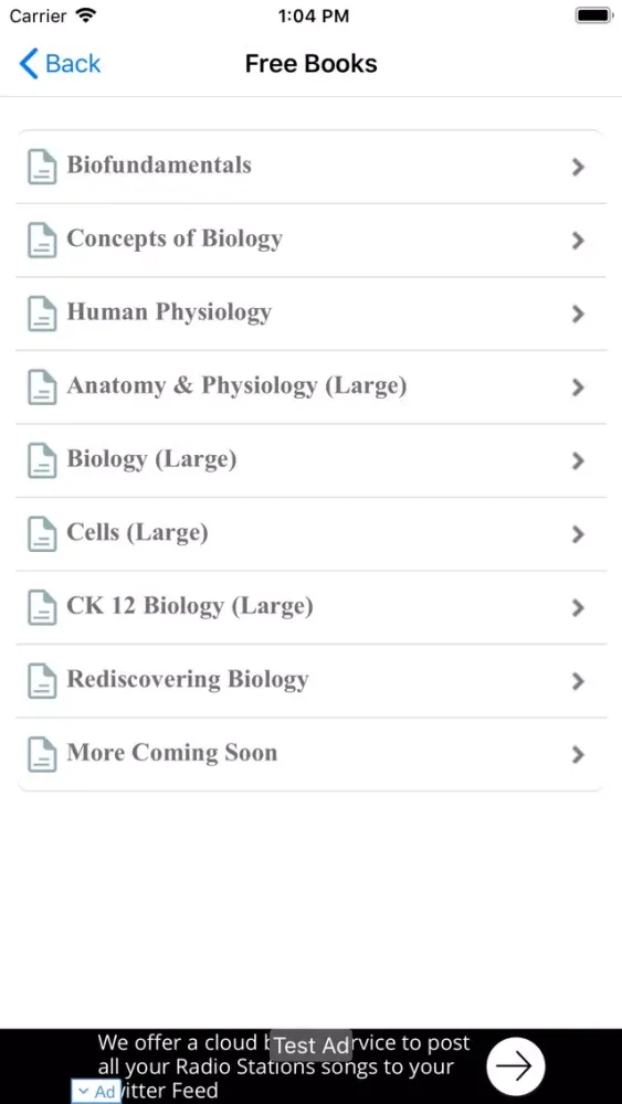 Скриншоты Biology Quiz Plus