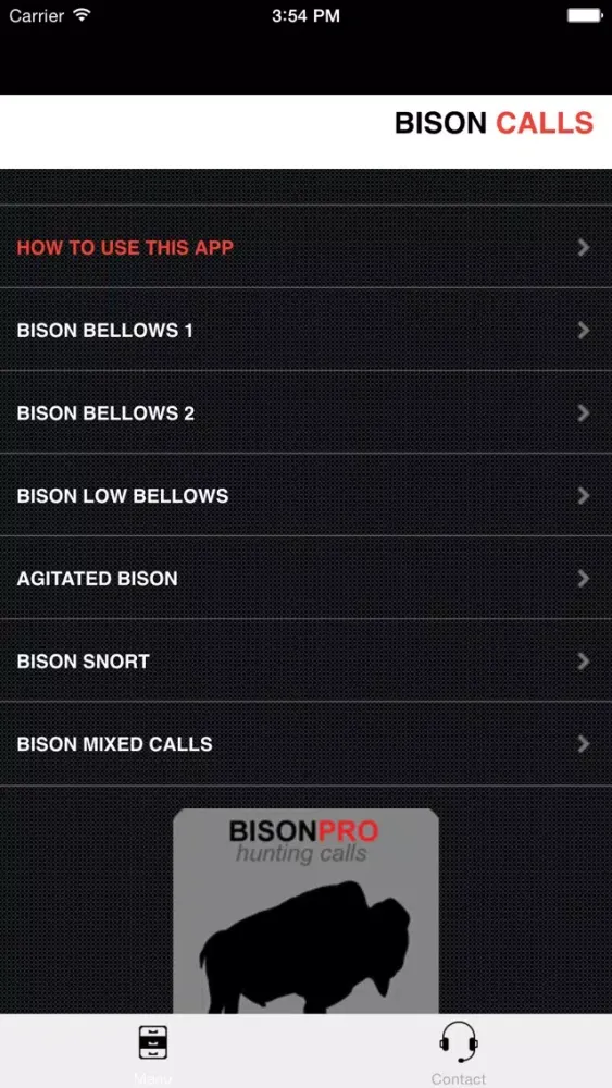 Bison Big Game Hunting Calls Screenshots