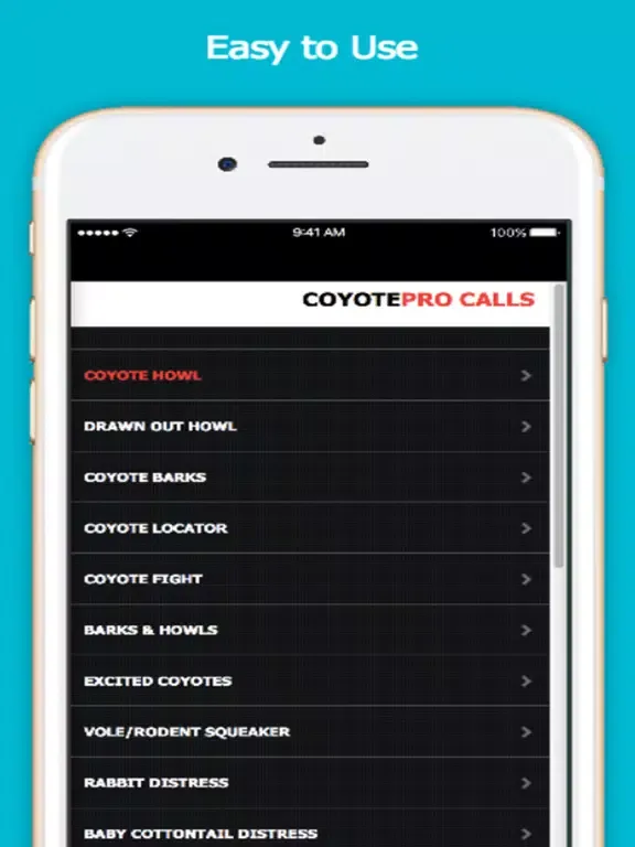 Coyote Calls For Predator Hunting iPad  스크린샷