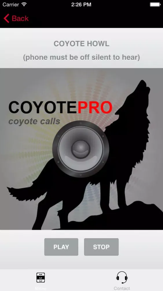 REAL Coyote Hunting Calls - Coyote Calls & Coyote Sounds for Hunting (ad free) BLUETOOTH COMPATIBLE スクリーンショット
