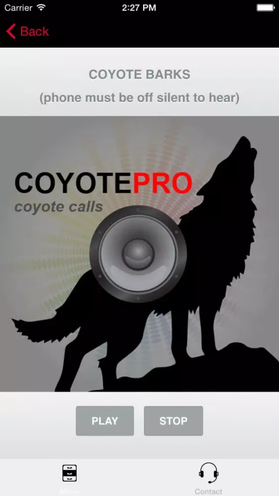 REAL Coyote Hunting Calls - Coyote Calls & Coyote Sounds for Hunting (ad free) BLUETOOTH COMPATIBLE スクリーンショット