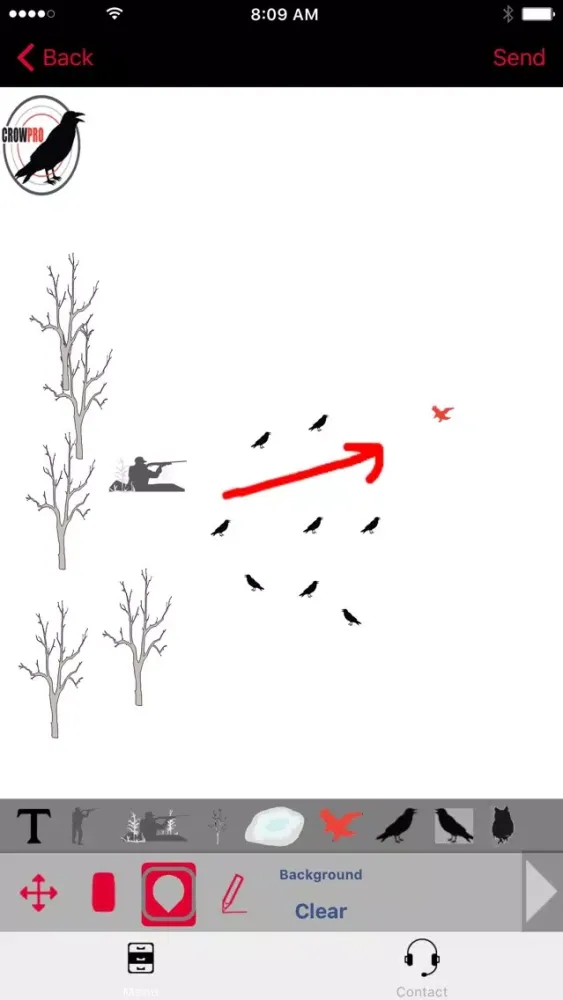 Tangkapan skrin Crow Hunt Planner for Crow Hunting - CROWPRO