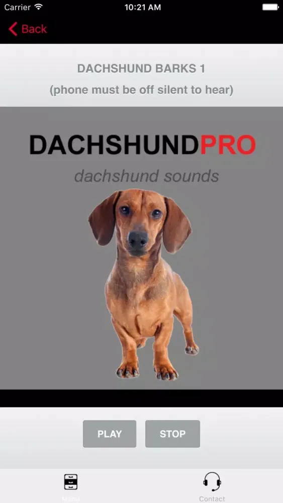 Скриншоты Dachshund Dog Sounds