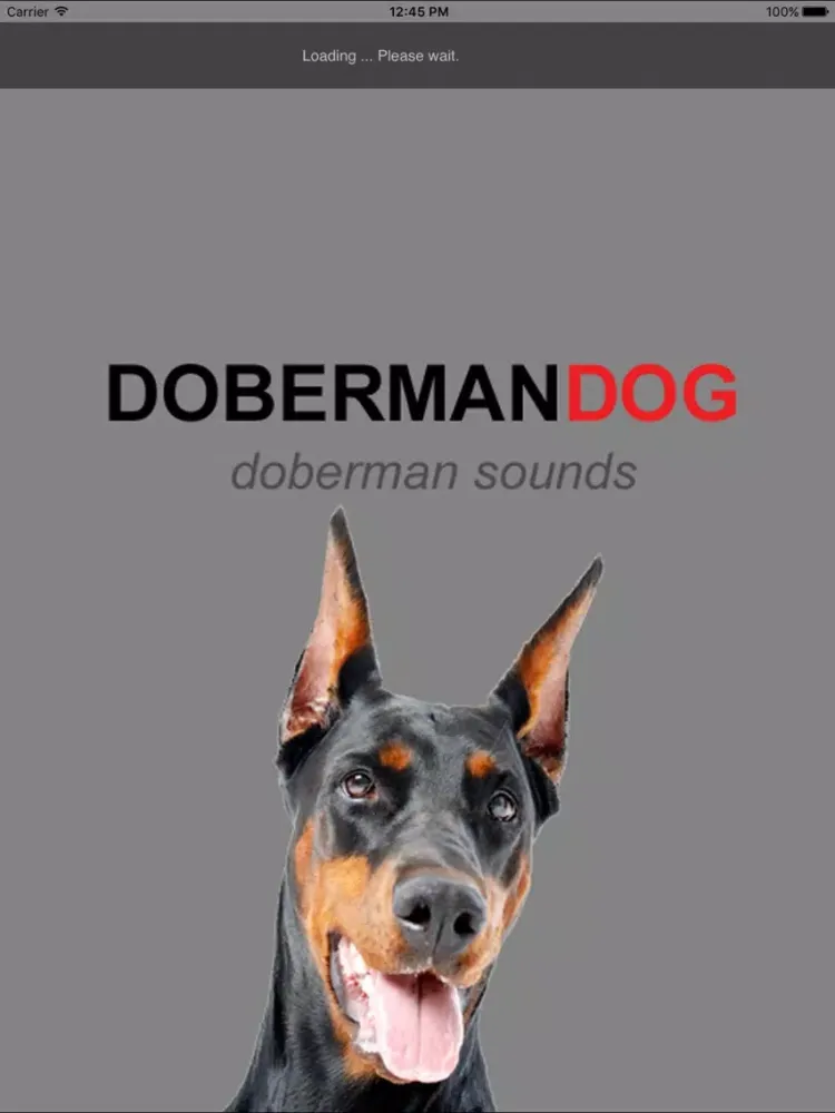 Doberman Dog Sounds and Barking iPad  Screenshots