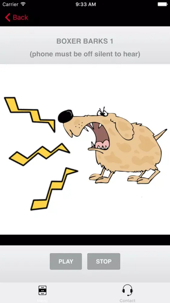 Dog Barking App स्क्रीनशॉट