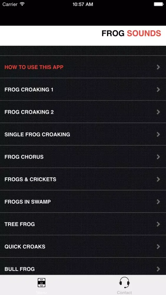 Capturas de tela do Frog Sounds & Frog Calls - BLUETOOTH COMPATIBLE