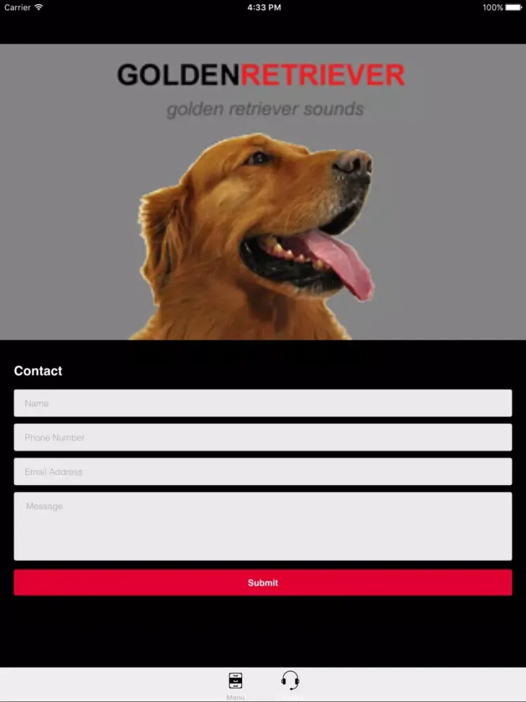 Golden Retriever Sounds for Dogs iPad  Screenshots