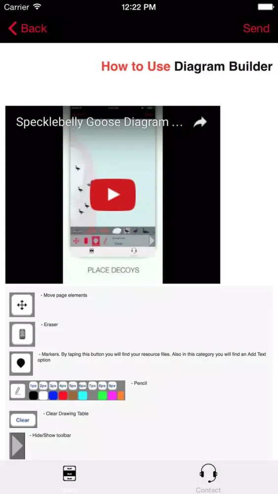 Greylag Goose Hunting Diagram Builder for Goose Hunting Screenshots