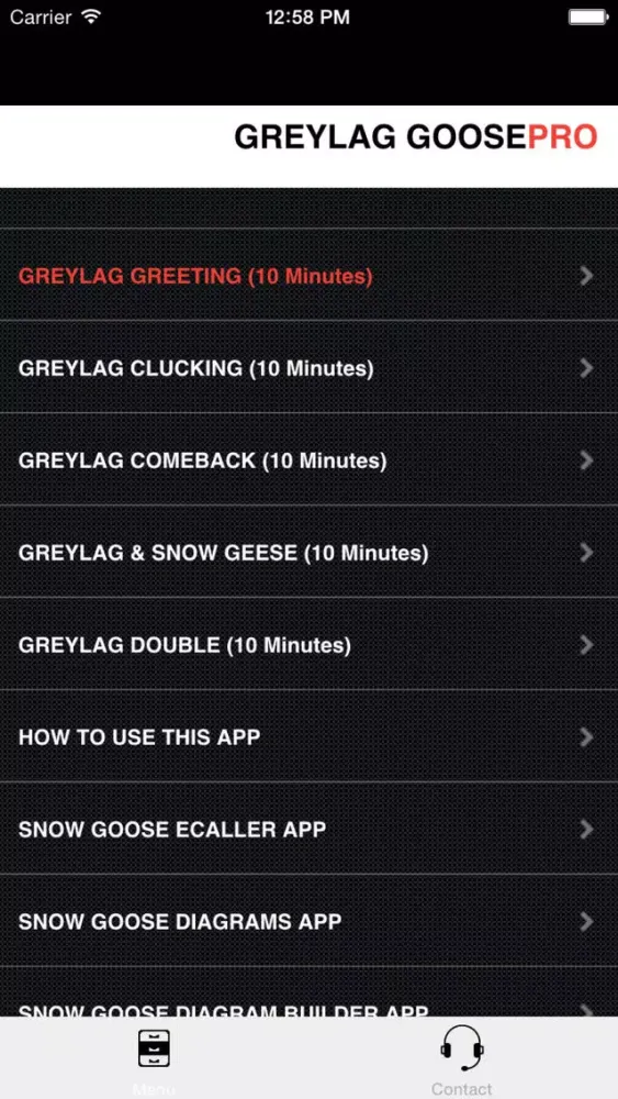 Zrzuty ekranu REAL Greylag Goose Hunting Calls - Greylag Goose CALLS & Greylag Goose Sounds! (ad free) BLUETOOTH COMPATIBLE