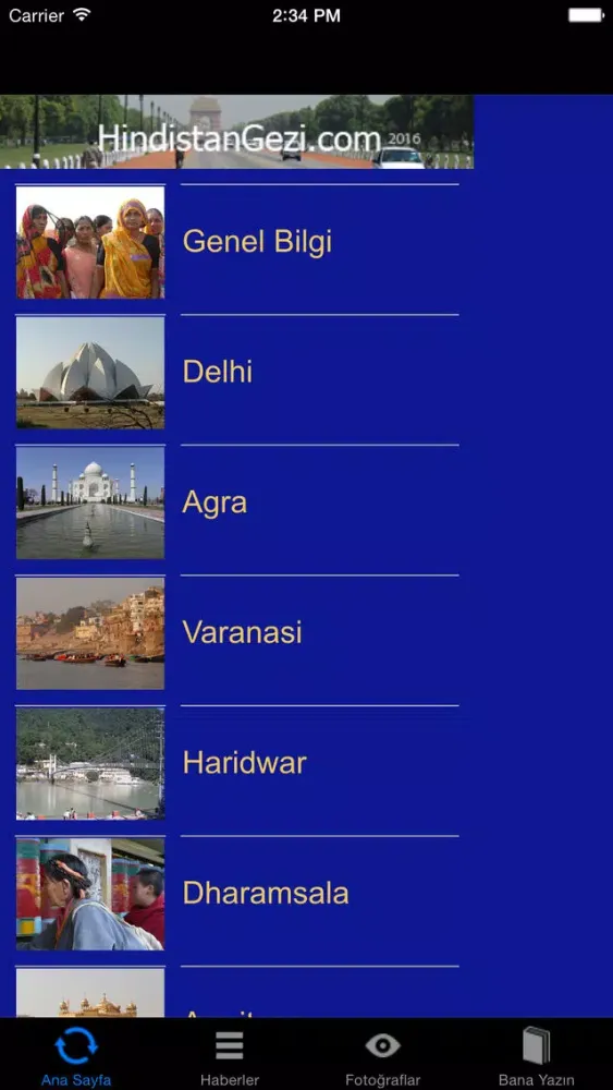 Hindistan Gezi Rehberi স্ক্রিনশট