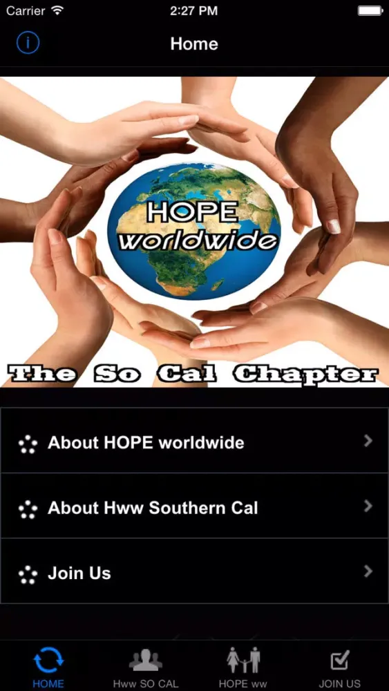 Tangkapan layar HOPE worldwide So Cal