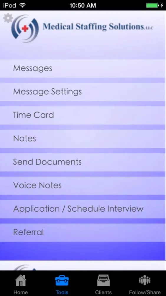 MSS Staffing. Screenshots