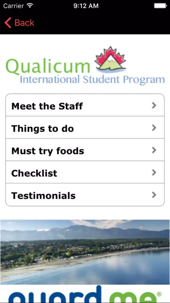 Qualicum ISP Arrival Screenshots