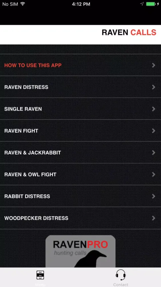 REAL Raven Hunting Calls - 7 REAL Raven CALLS & Raven Sounds! - Raven e-Caller - Ad Free - BLUETOOTH COMPATIBLE Screenshots