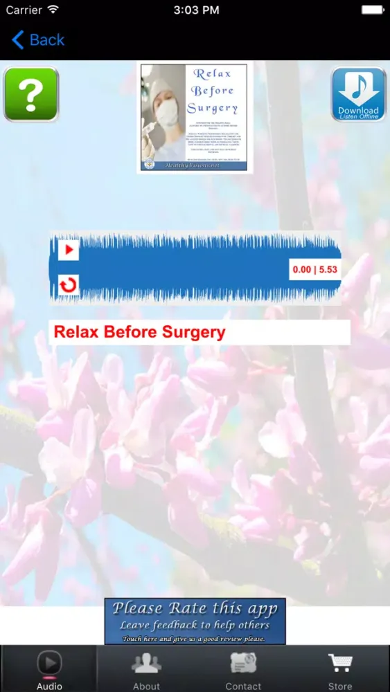 Captures d'écran de Relax Before Surgery