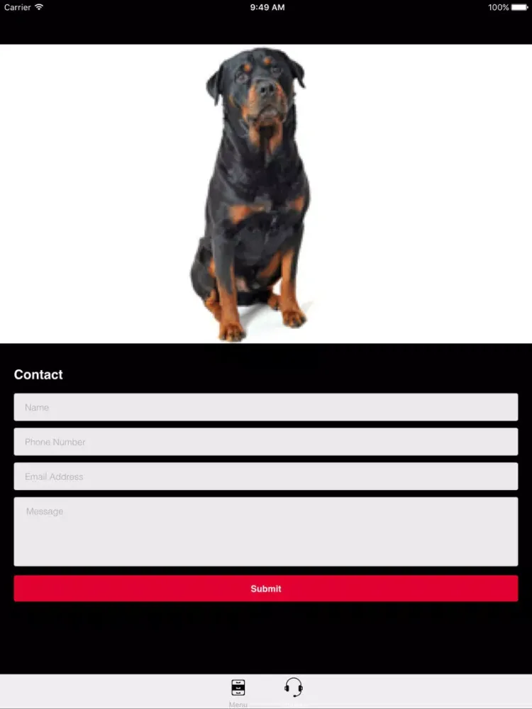 Rottweiler Dog Sounds & Barking App iPad Screenshots