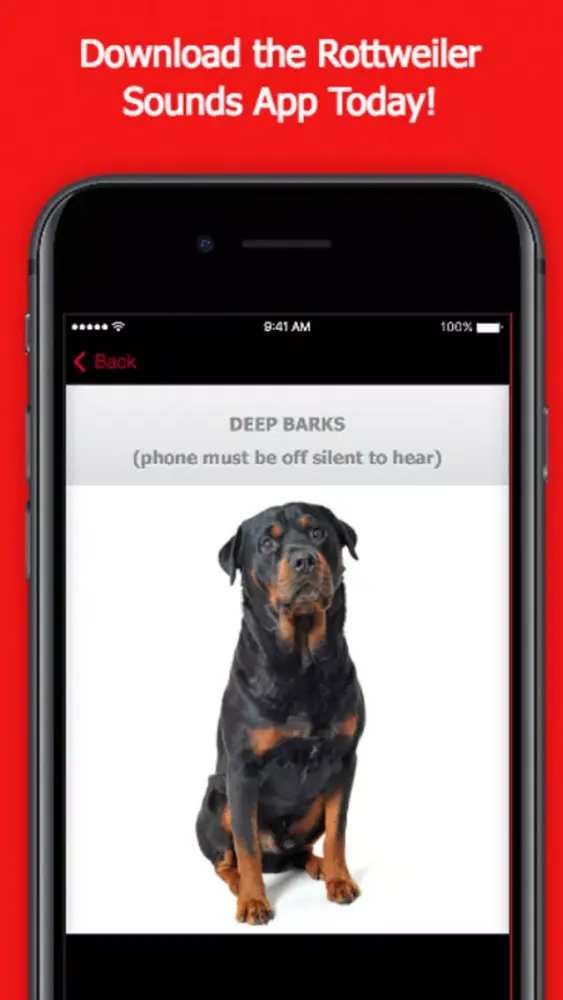Rottweiler Dog Sounds & Barking App Screenshots