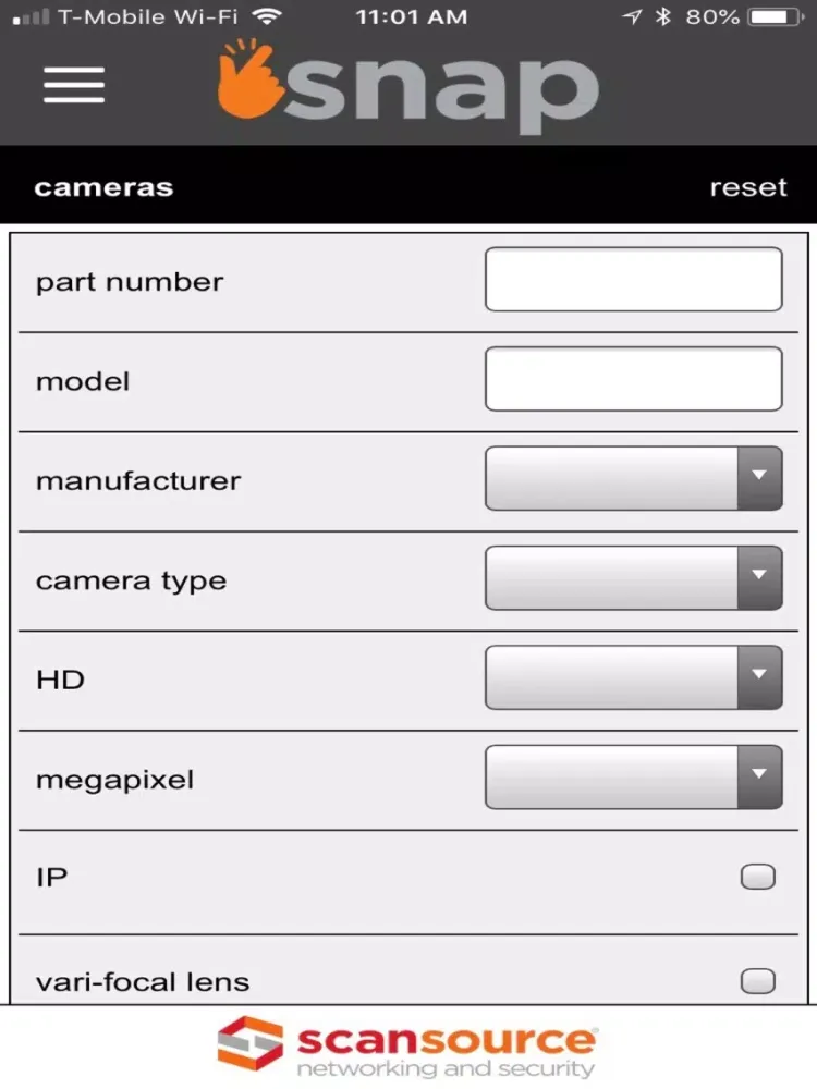 ScanSource Security SNAP App iPad  سکرین شاٹس