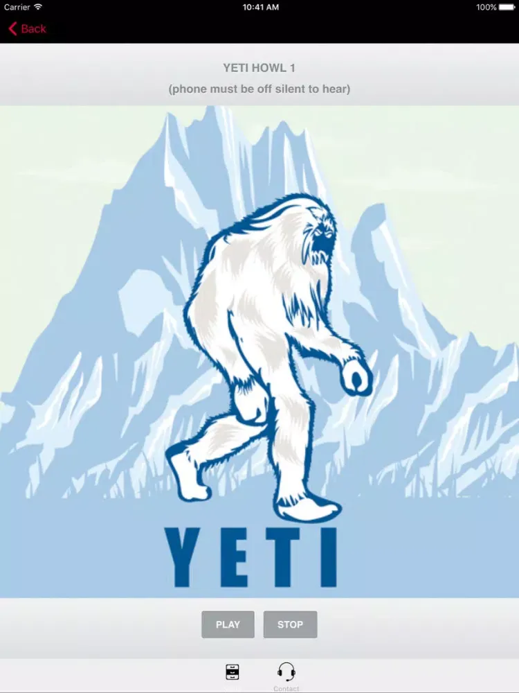 Capturas de tela do Yeti Calls iPad 
