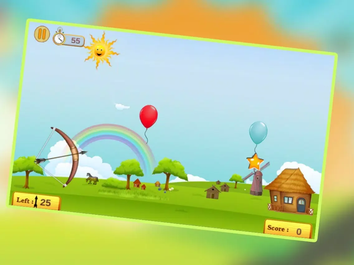 Tangkapan skrin Balloon Archery : Bow & Arrow iPad 