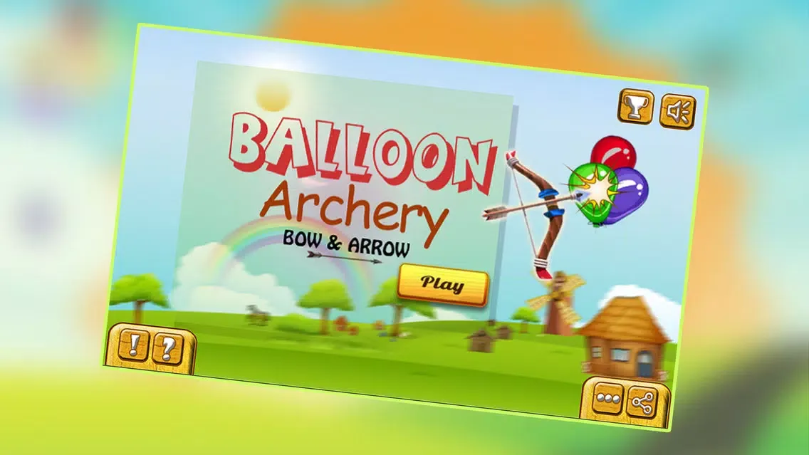 Tangkapan skrin Balloon Archery : Bow & Arrow