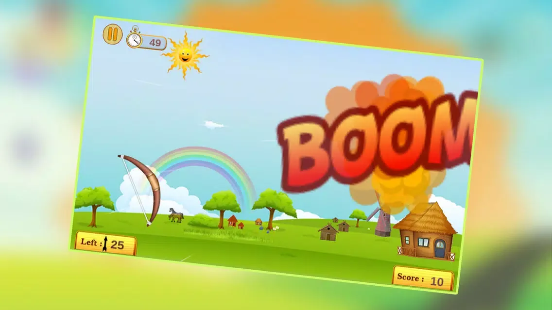 Tangkapan skrin Balloon Archery : Bow & Arrow