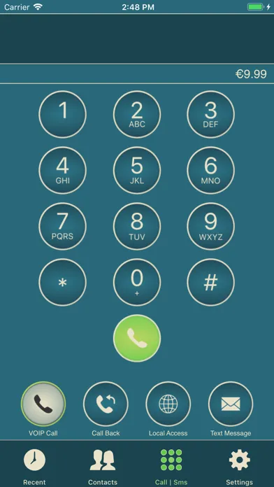 Capturas de tela do MobiCalls Cheap calls