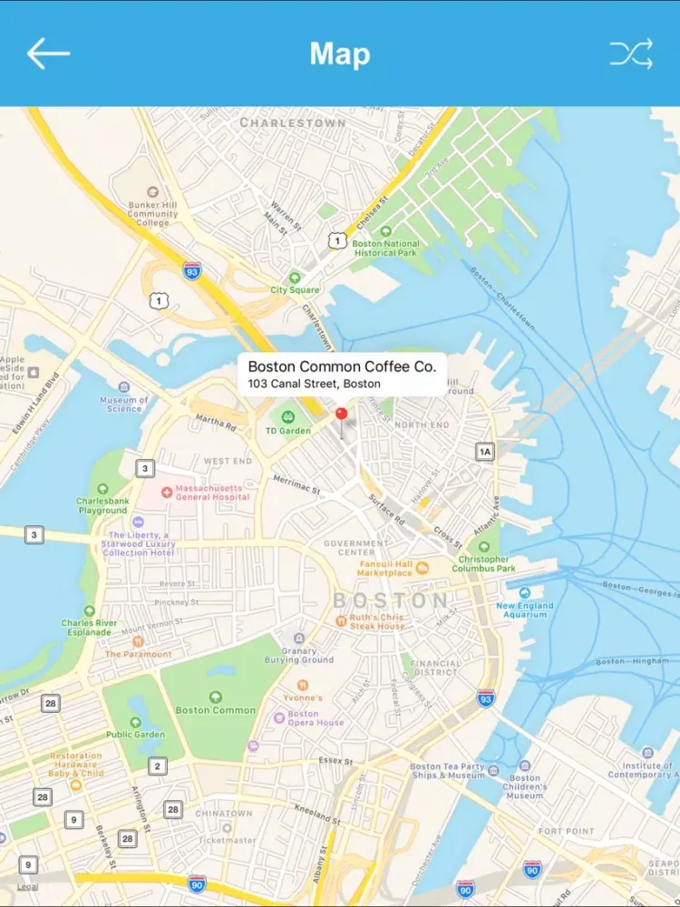 Screenshot di Boston Wifi Hotspots iPad 