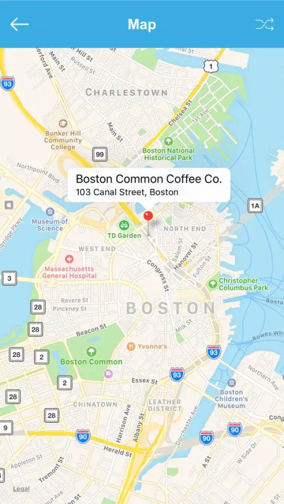 Screenshot di Boston Wifi Hotspots