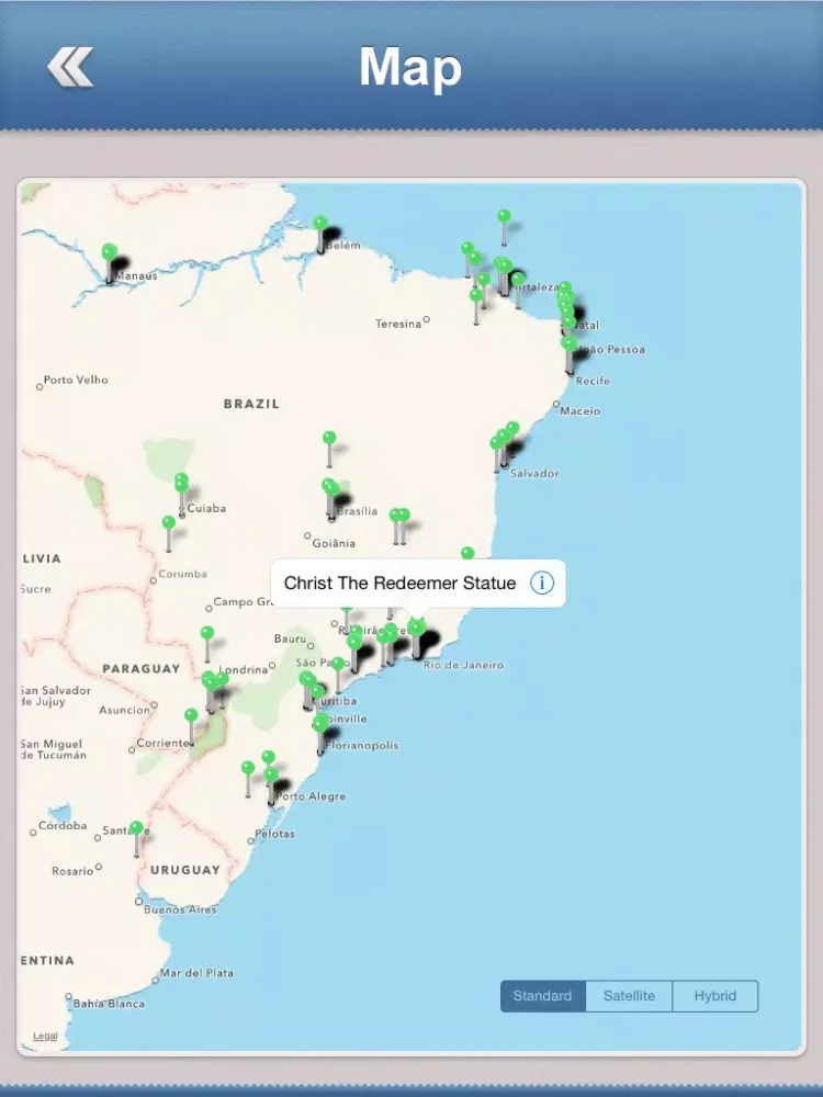 Screenshot di Brazil Offline Travel Guide iPad 