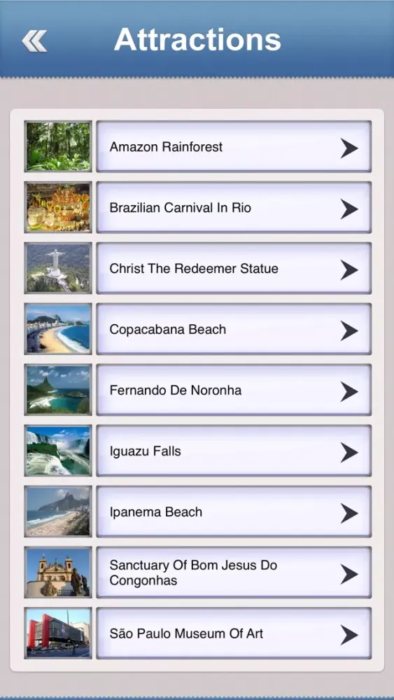 Screenshot di Brazil Offline Travel Guide