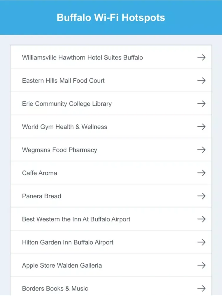 صور Buffalo City Wifi Hotspots iPad 