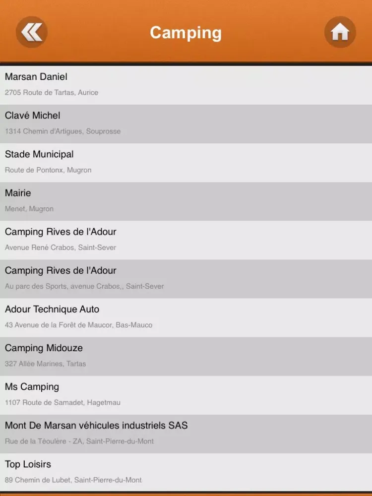 Capturas de pantalla de France Camping iPad 