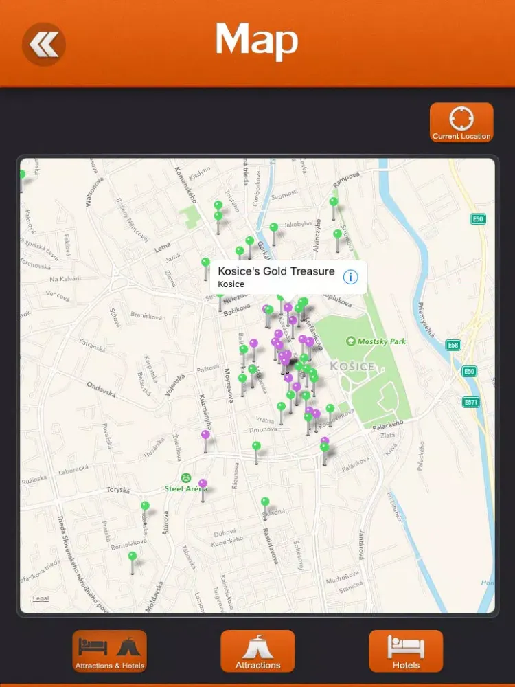 Kosice Travel Guide iPad 应用截图