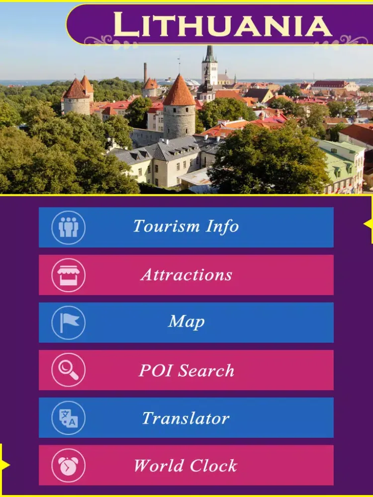 Capturas de pantalla de Lithuania Tourism iPad 