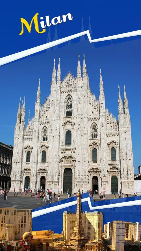 Tangkapan skrin Milan Travel Guide