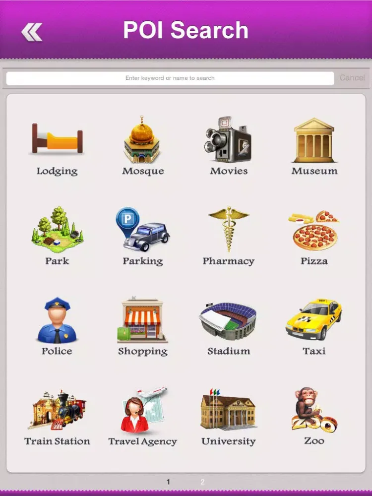 Capturas de tela do Oman Tourist Guide iPad 