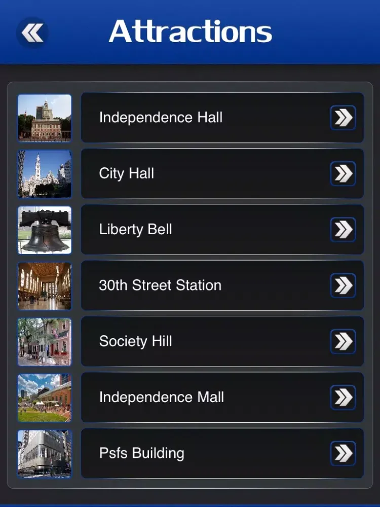 Screenshot di Philadelphia City Travel Guide iPad 